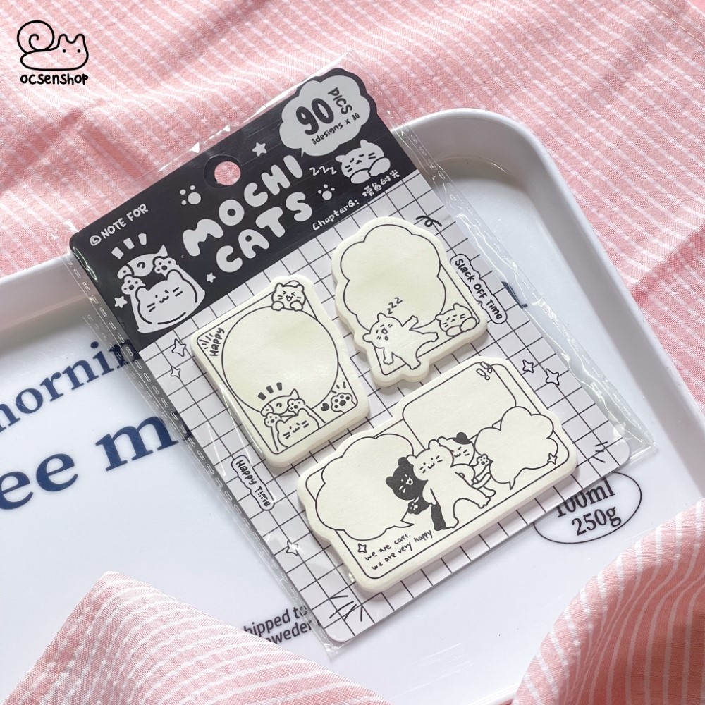 Set note Mochi Cats (90 tờ)