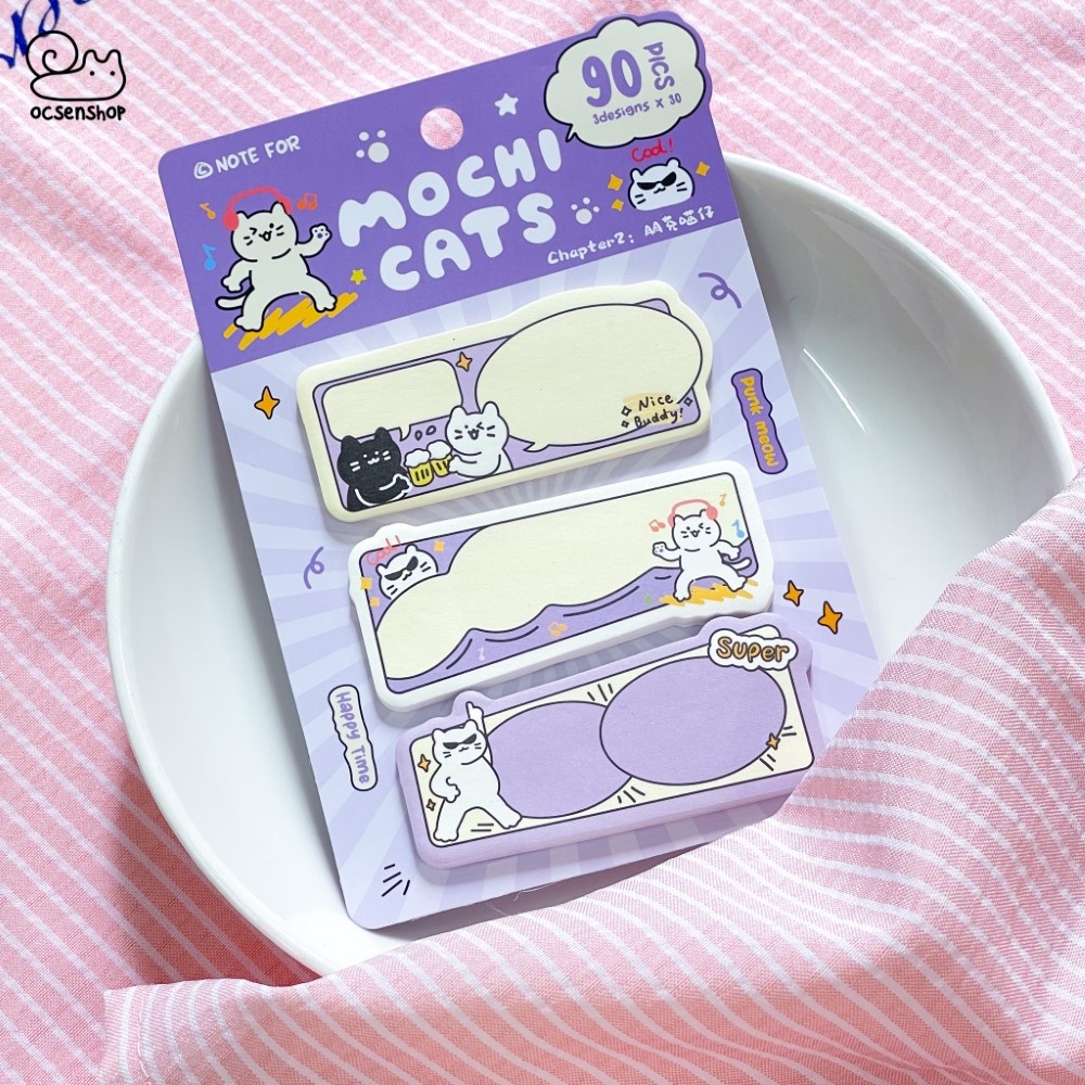 Set note Mochi Cats (90 tờ)