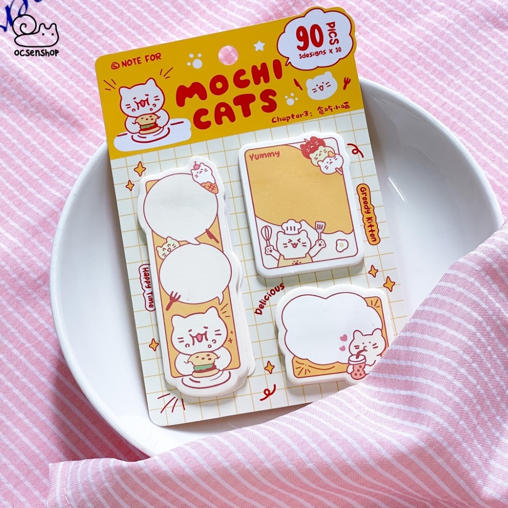 Set note Mochi Cats (90 tờ)