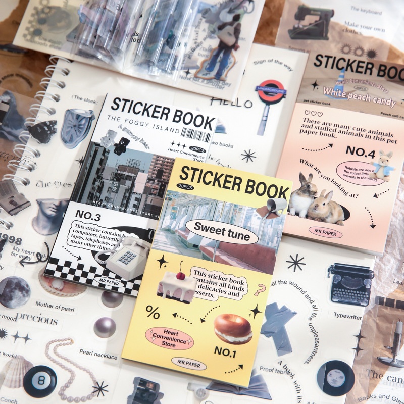 Sticker book Mr.paper (20 tờ)