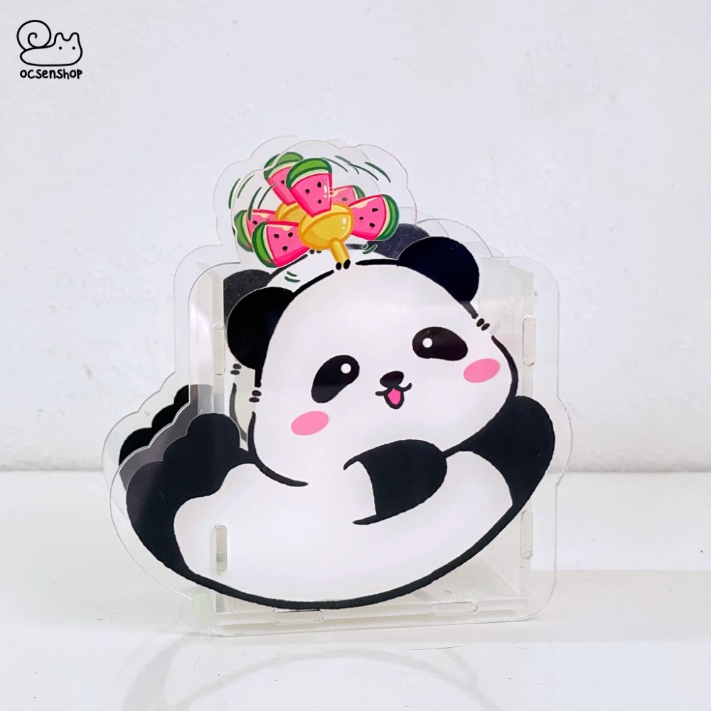 Ống đựng bút Panda dưa hấu