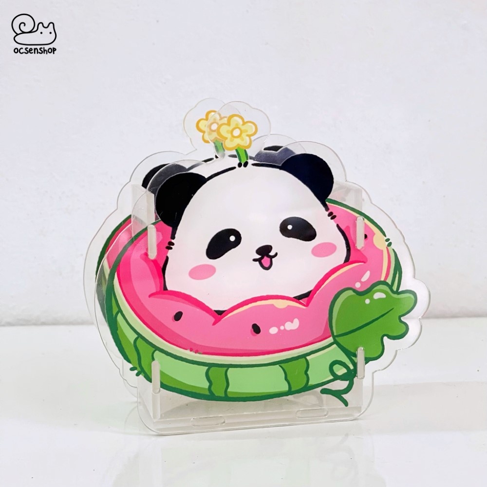 Ống đựng bút Panda dưa hấu