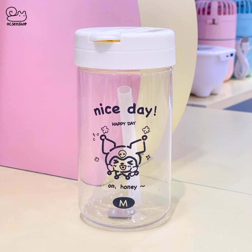 Bình nhựa trong Sanrio nice day (600ml)