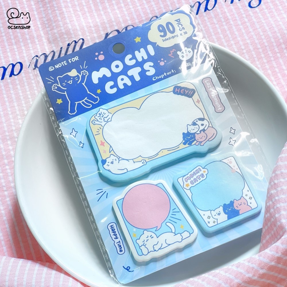 Set note Mochi Cats (90 tờ)