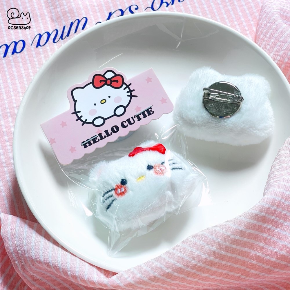 Pin cài áo bông Sanrio