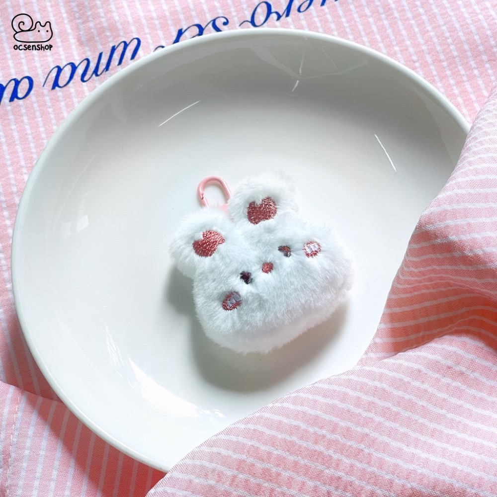 Móc khóa bông mặt Động vật