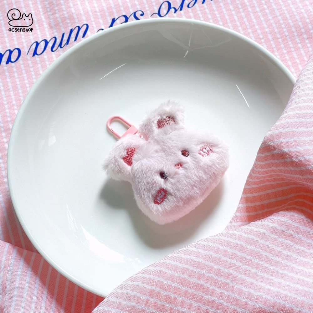 Móc khóa bông mặt Động vật