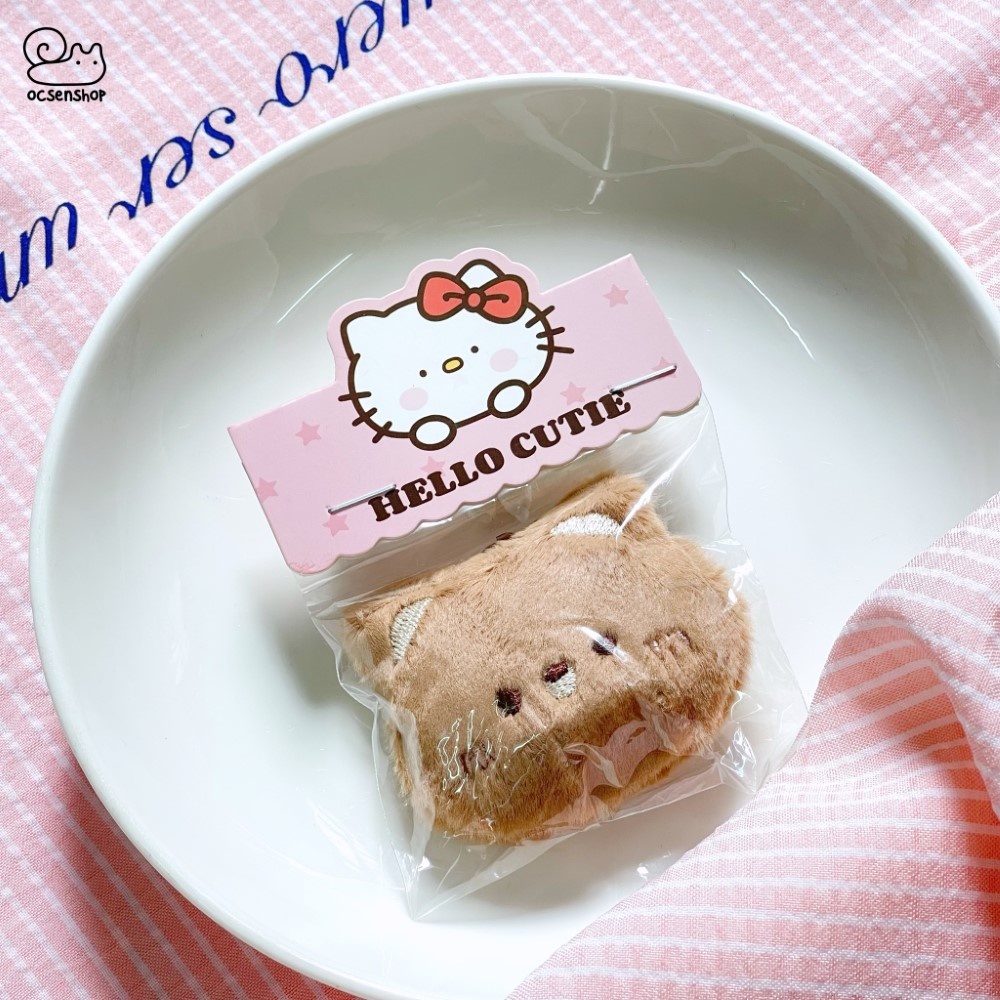 Móc khóa bông mặt Động vật