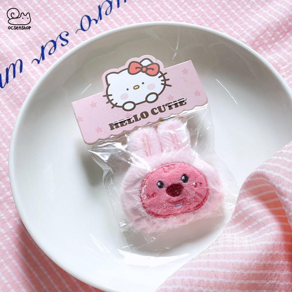 Móc khóa bông mặt Động vật
