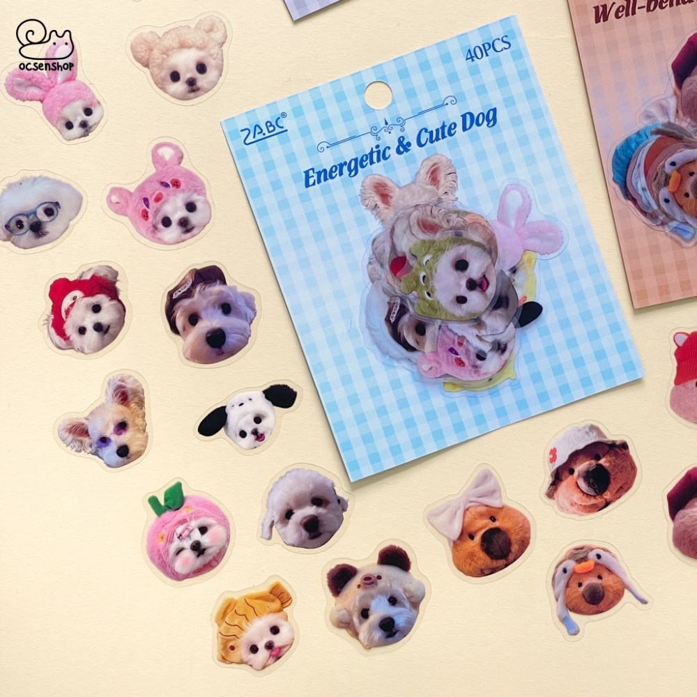 Sticker gói Động vật cute (40pcs)