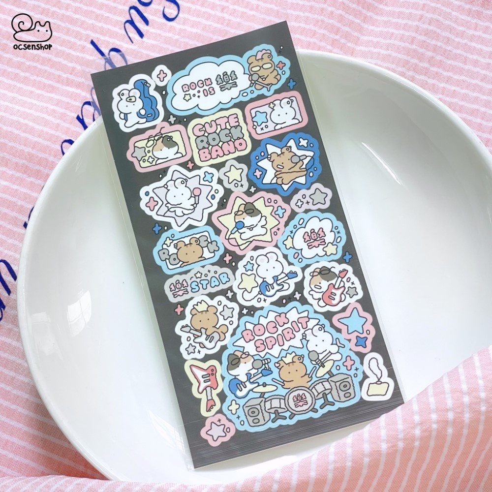 Sticker Động vật cartoon (7.5x15cm)