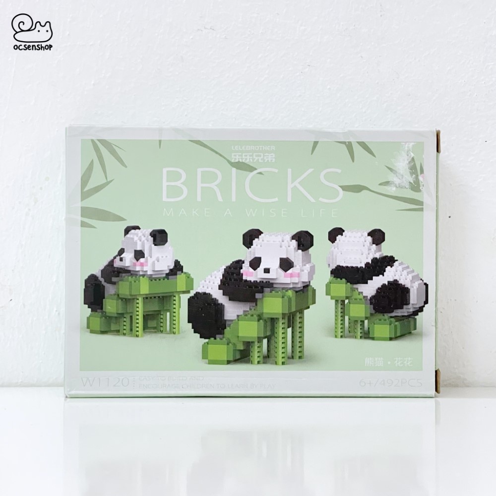 Bộ xếp hình Bricks Panda