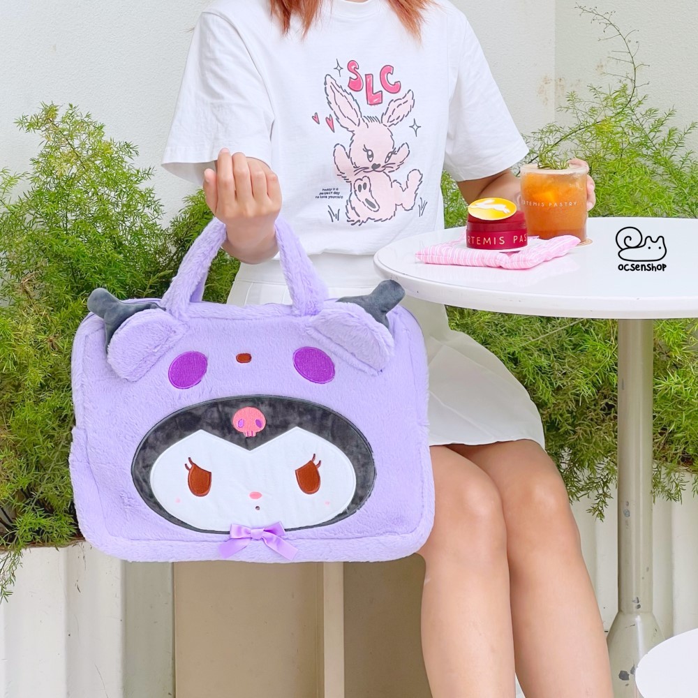 Túi laptop bông Sanrio