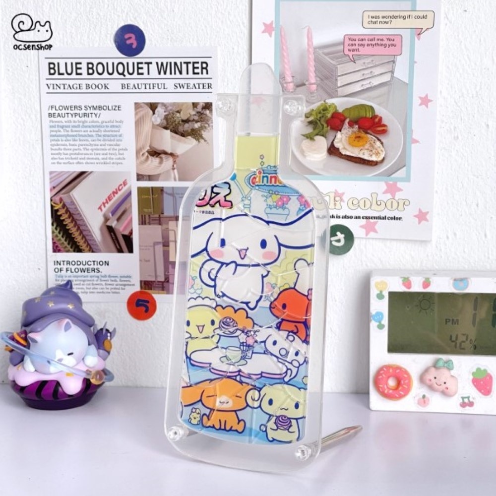 Bộ xếp hình chai nước Sanrio