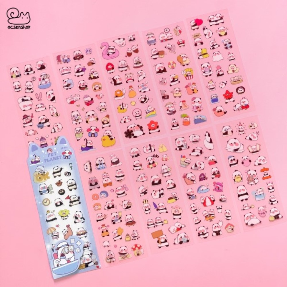 Set sticker Pet Planet (10 tấm)