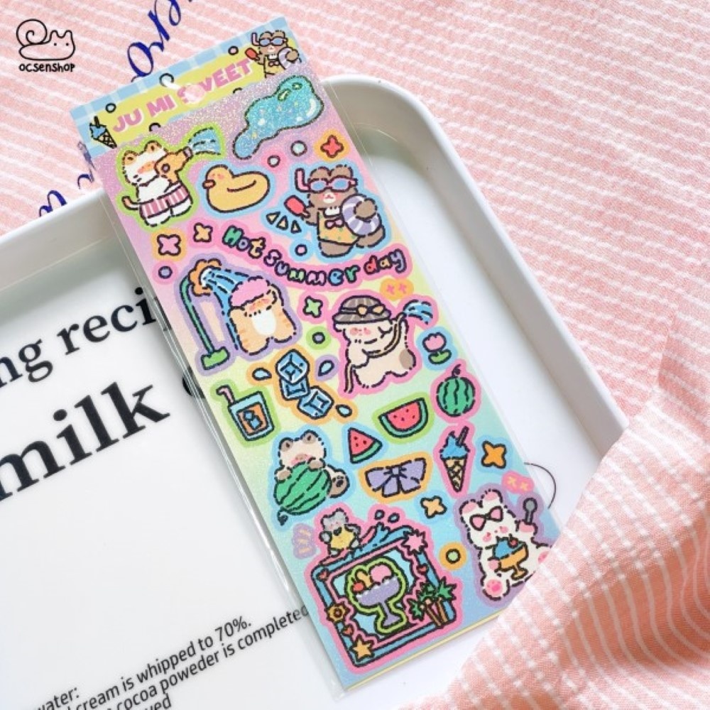 Sticker Ju Mi Sweet (7x19cm)