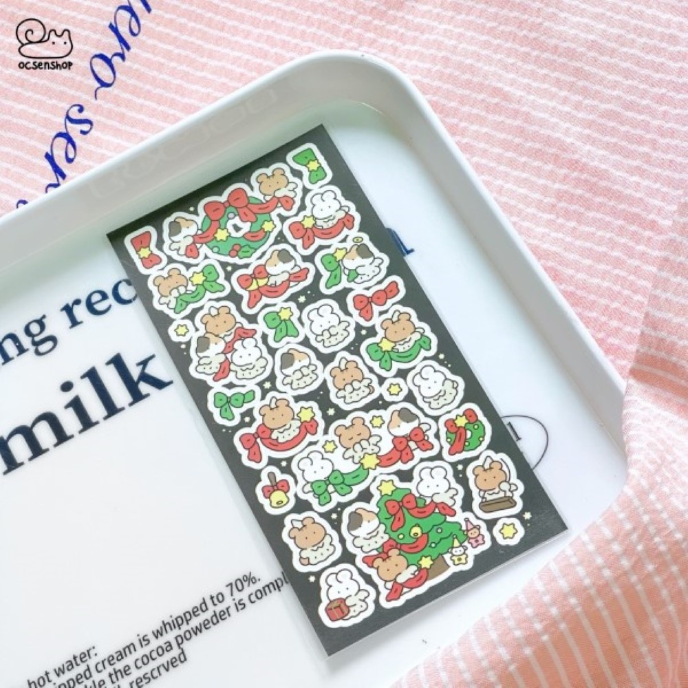 Sticker Động vật cartoon (7.5x15cm)