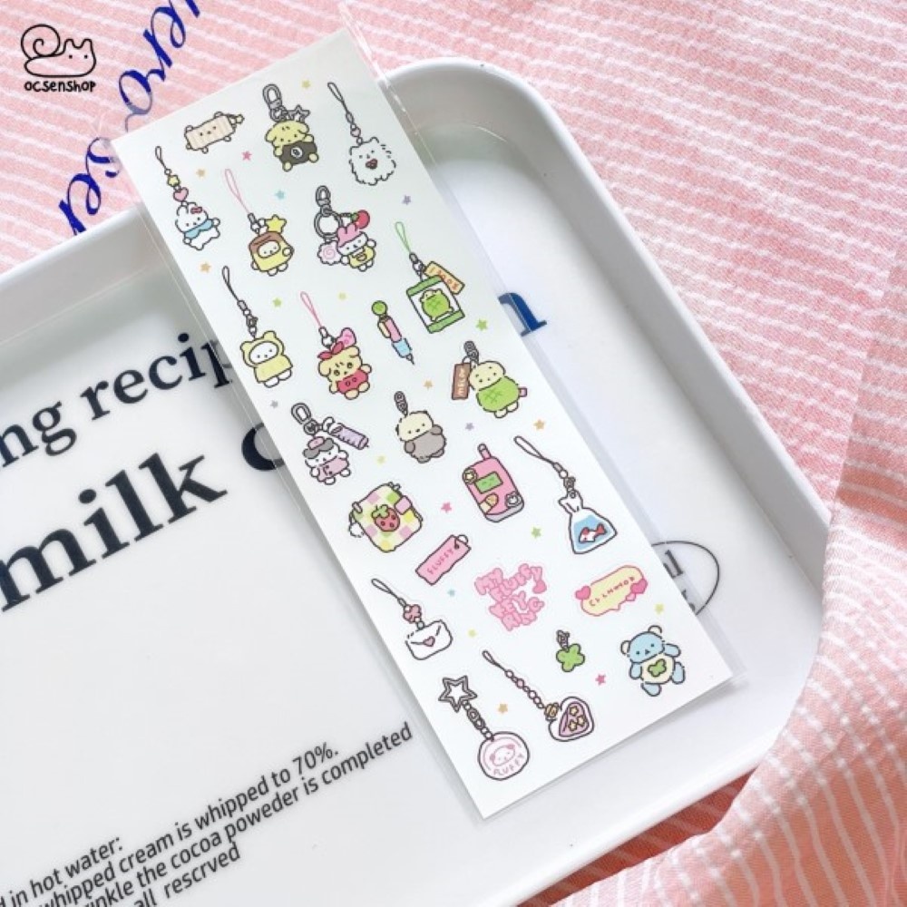 Sticker Động vật Nhật (6x17,8cm)