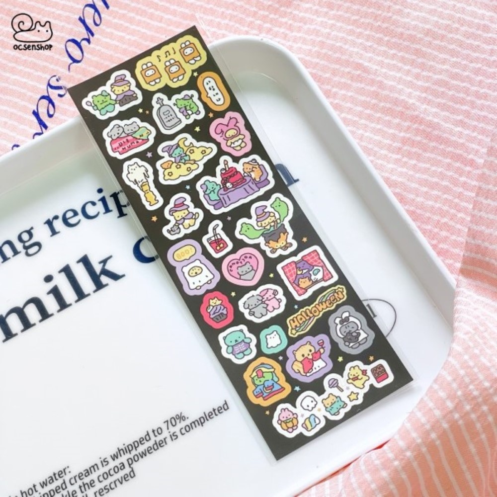 Sticker Động vật Nhật (6x17,8cm)