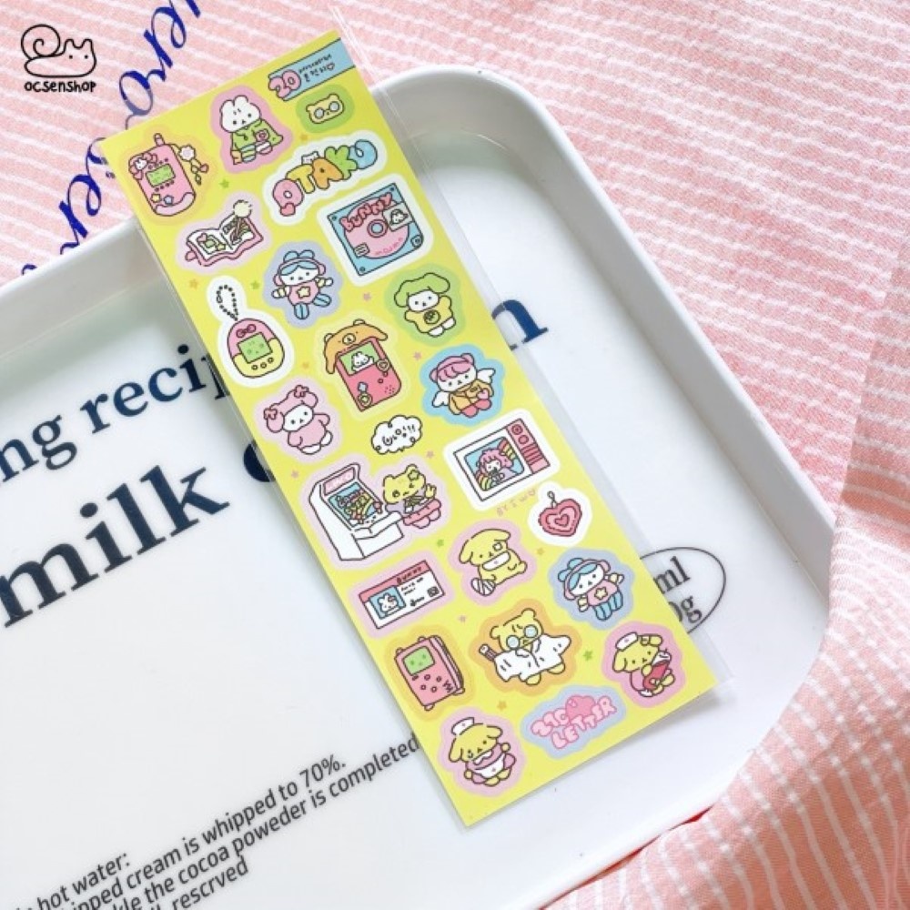 Sticker Động vật Nhật (6x17,8cm)