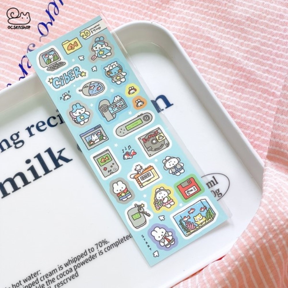 Sticker Động vật Nhật (6x17,8cm)