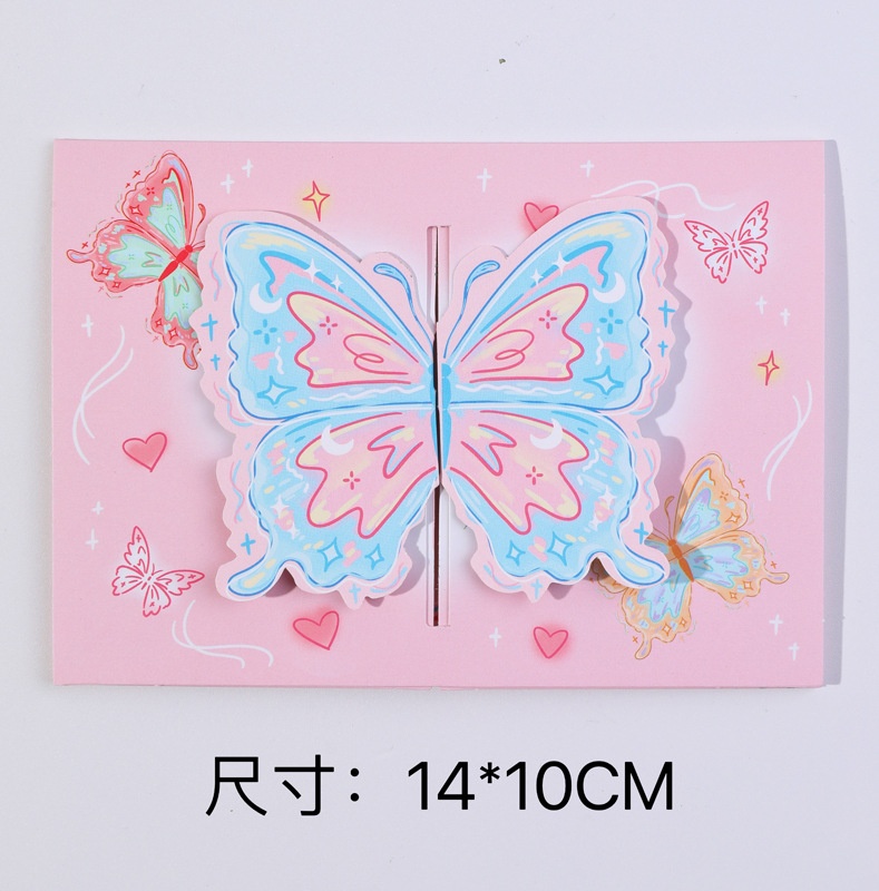 Thiệp gập 3D Butterfly (14x10cm)