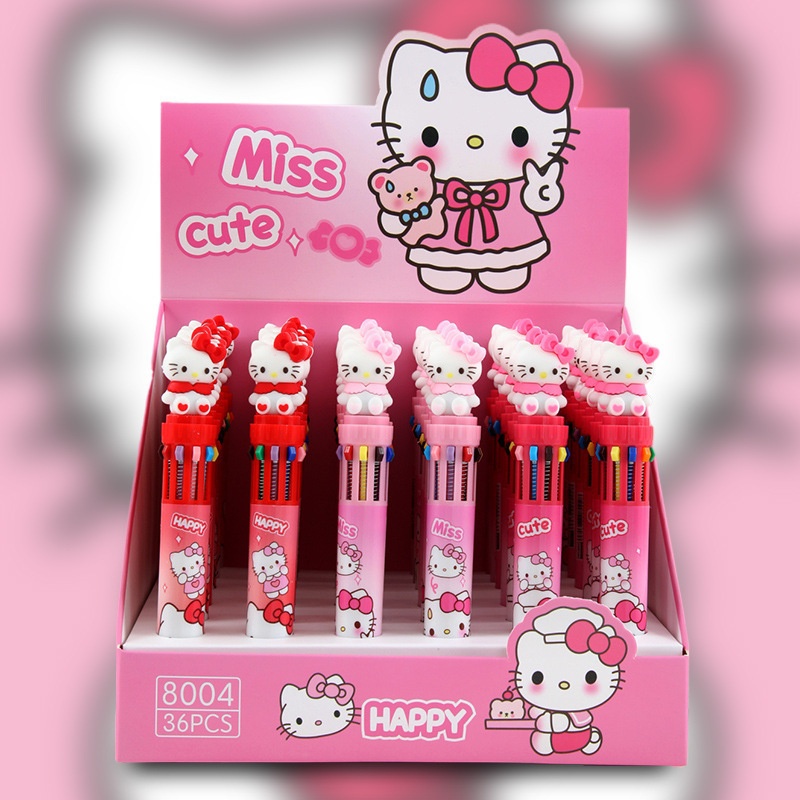 Bút bi nhiều ngòi Hello Kitty Miss cute 8004