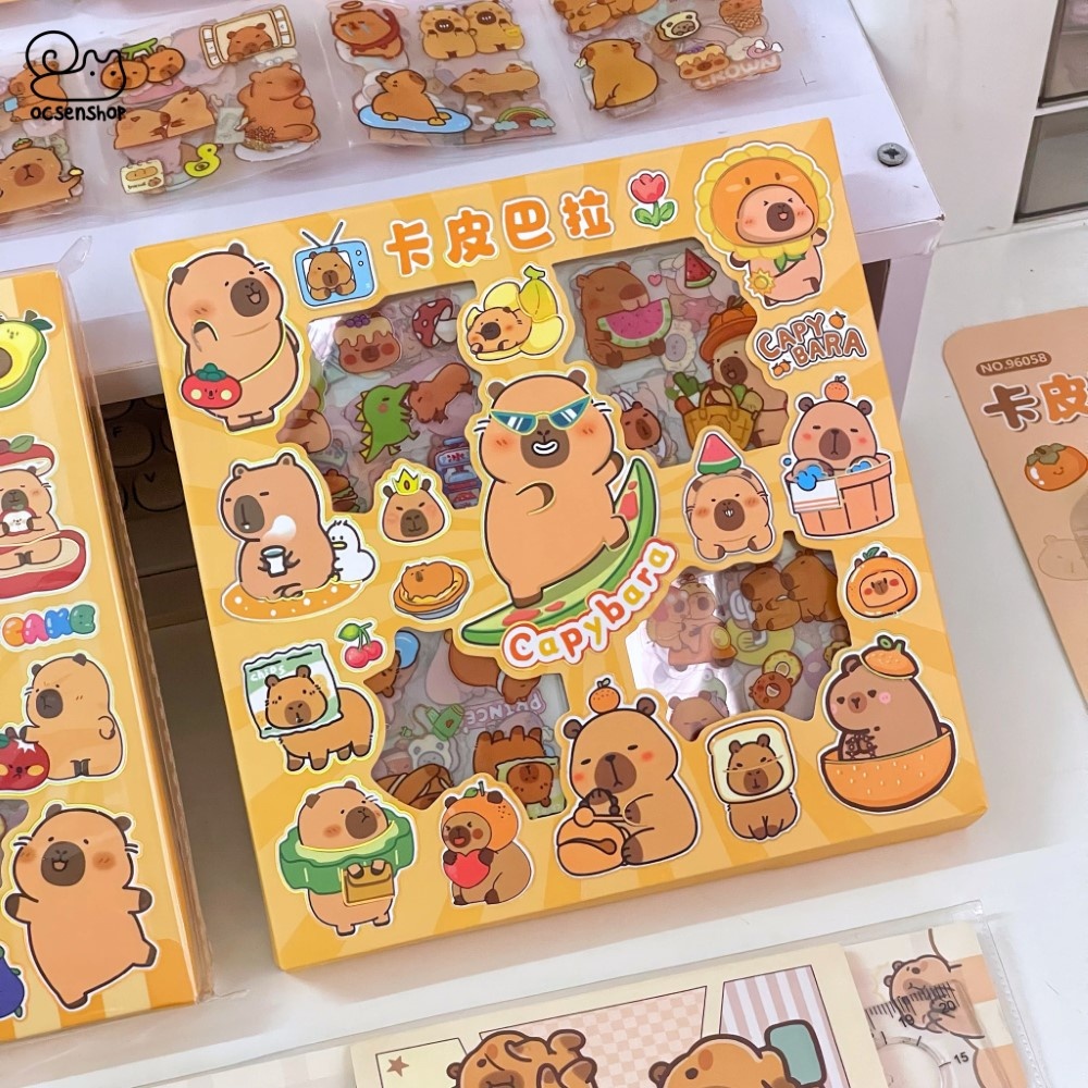 Hộp sticker Capybara (100 tấm)