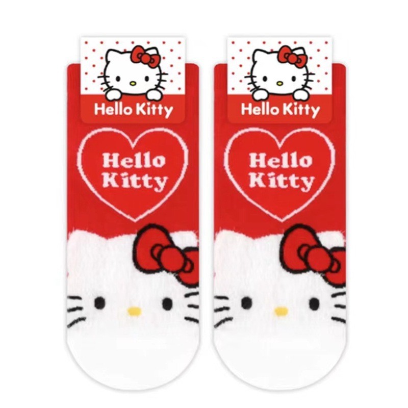 Tất ngắn cổ Hello Kitty