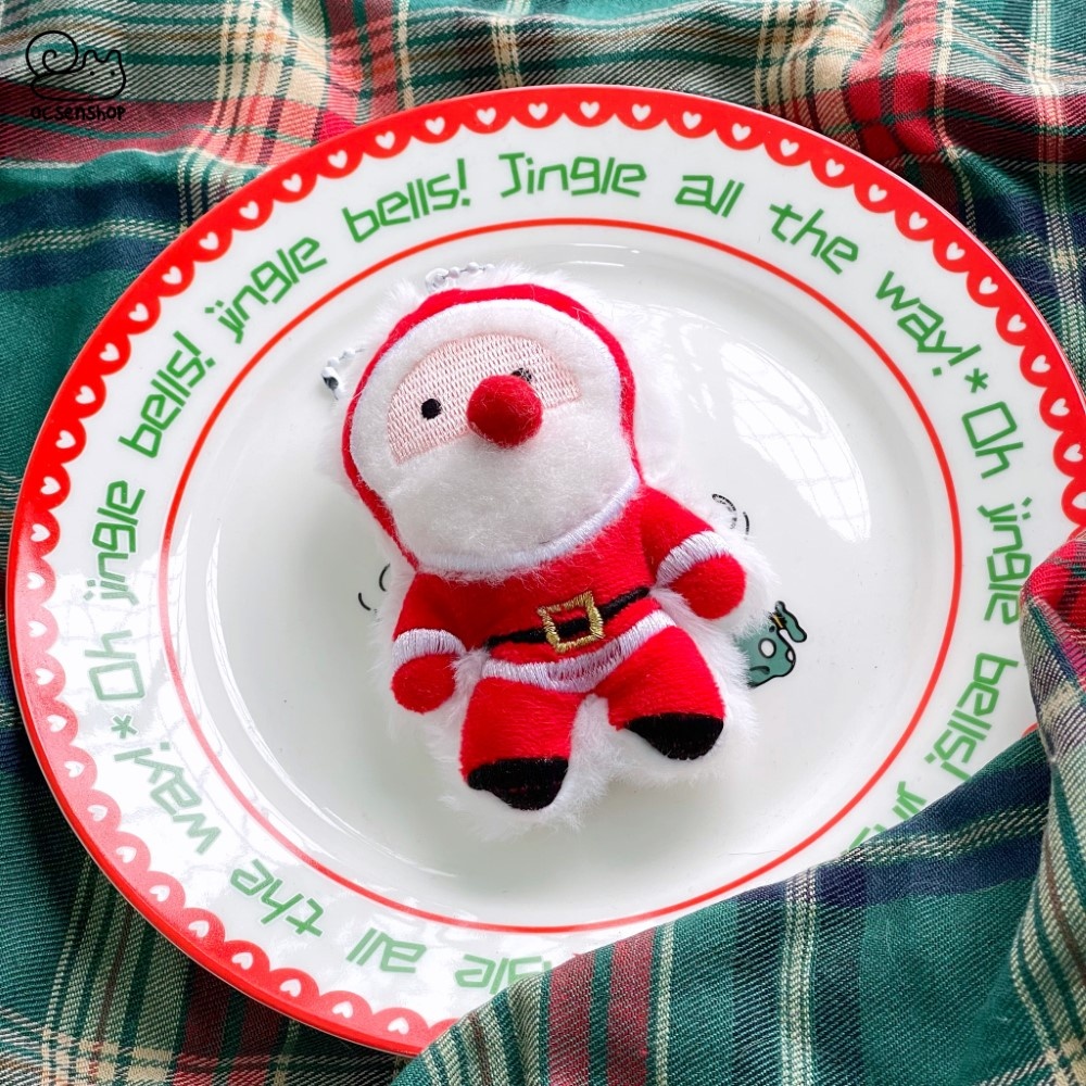 Móc khóa bông Noel (10cm)
