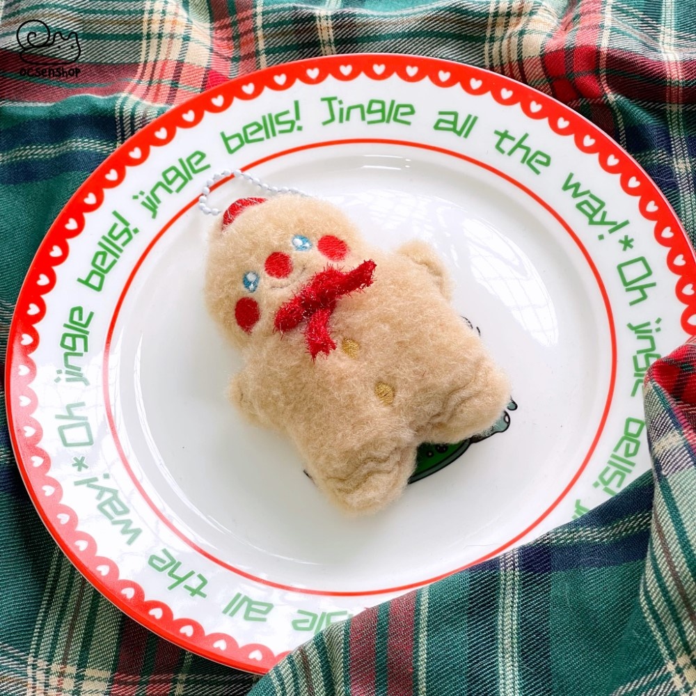 Móc khóa bông Noel (10cm)