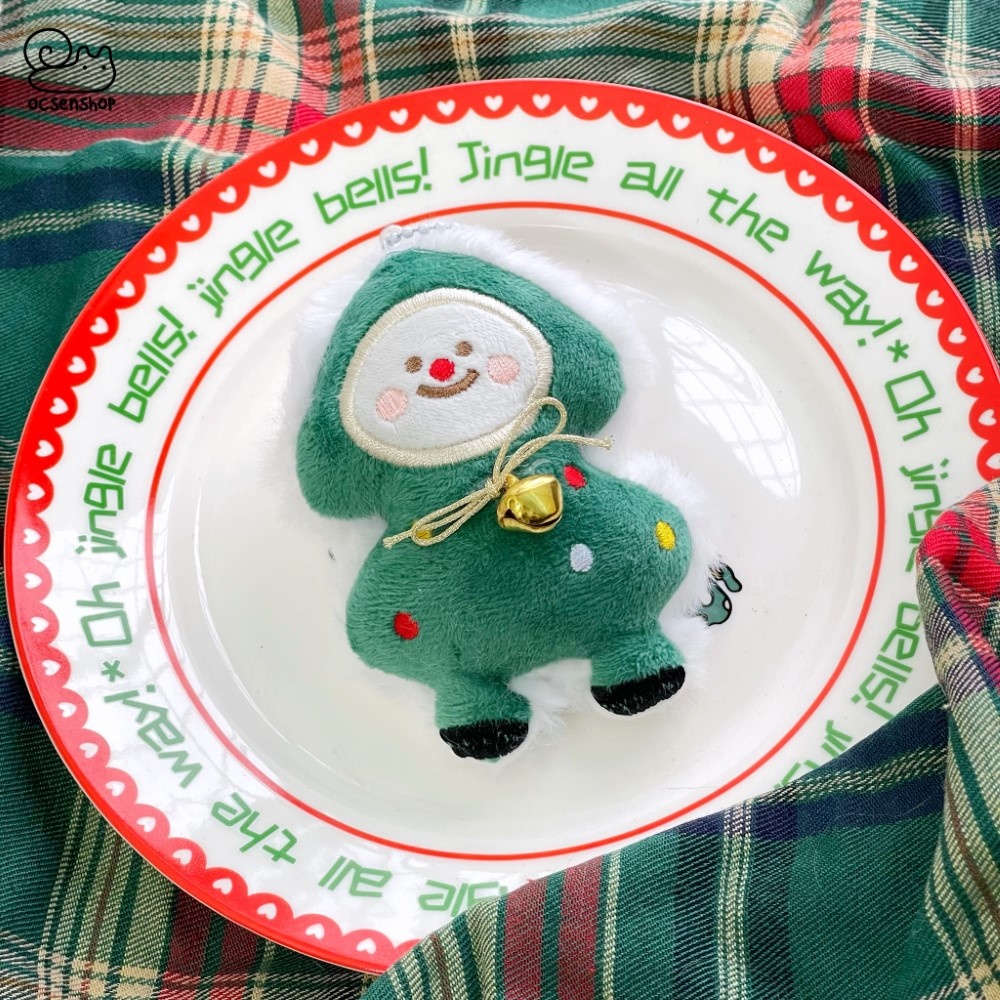Móc khóa bông Noel (10cm)