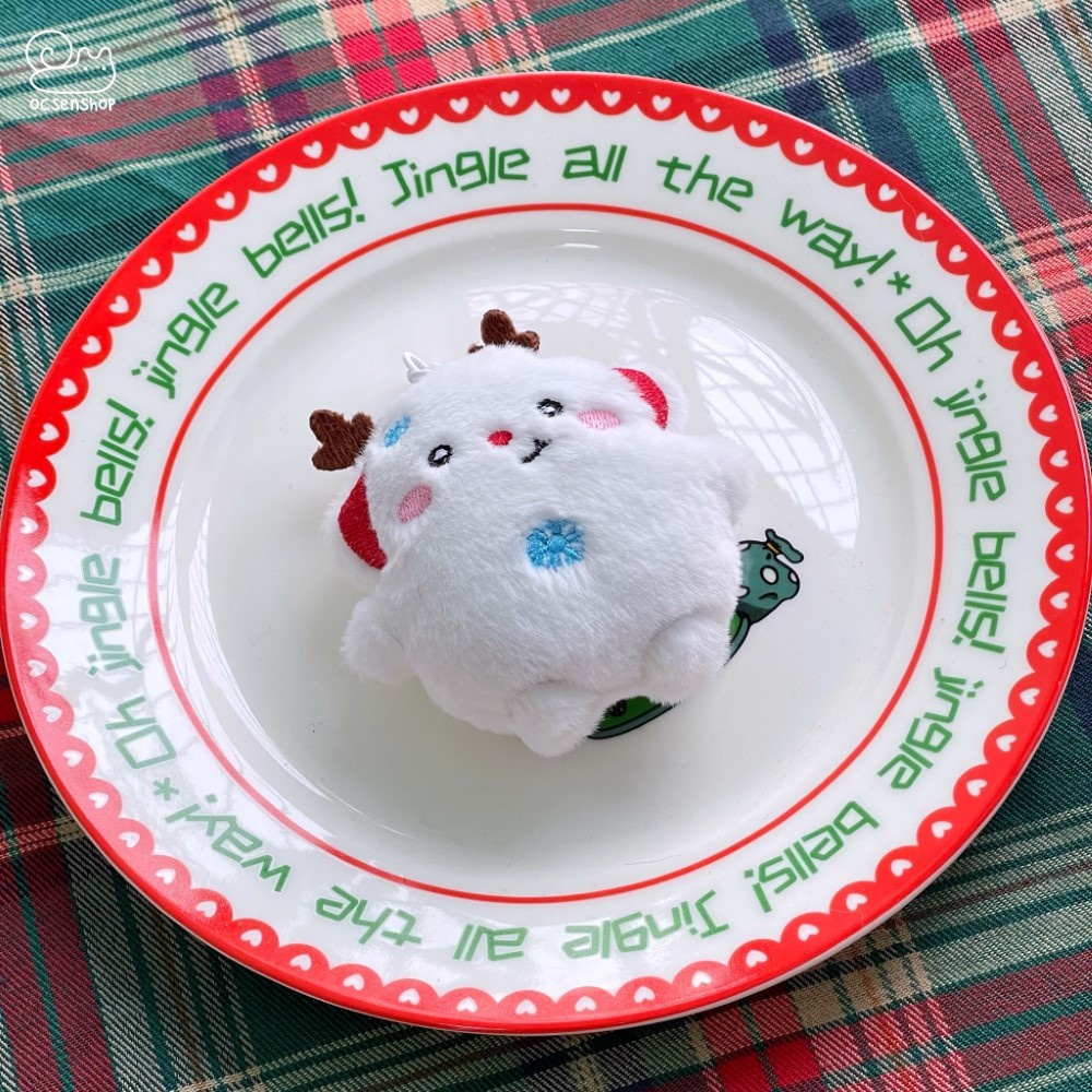 Móc khóa bông Noel (10cm)