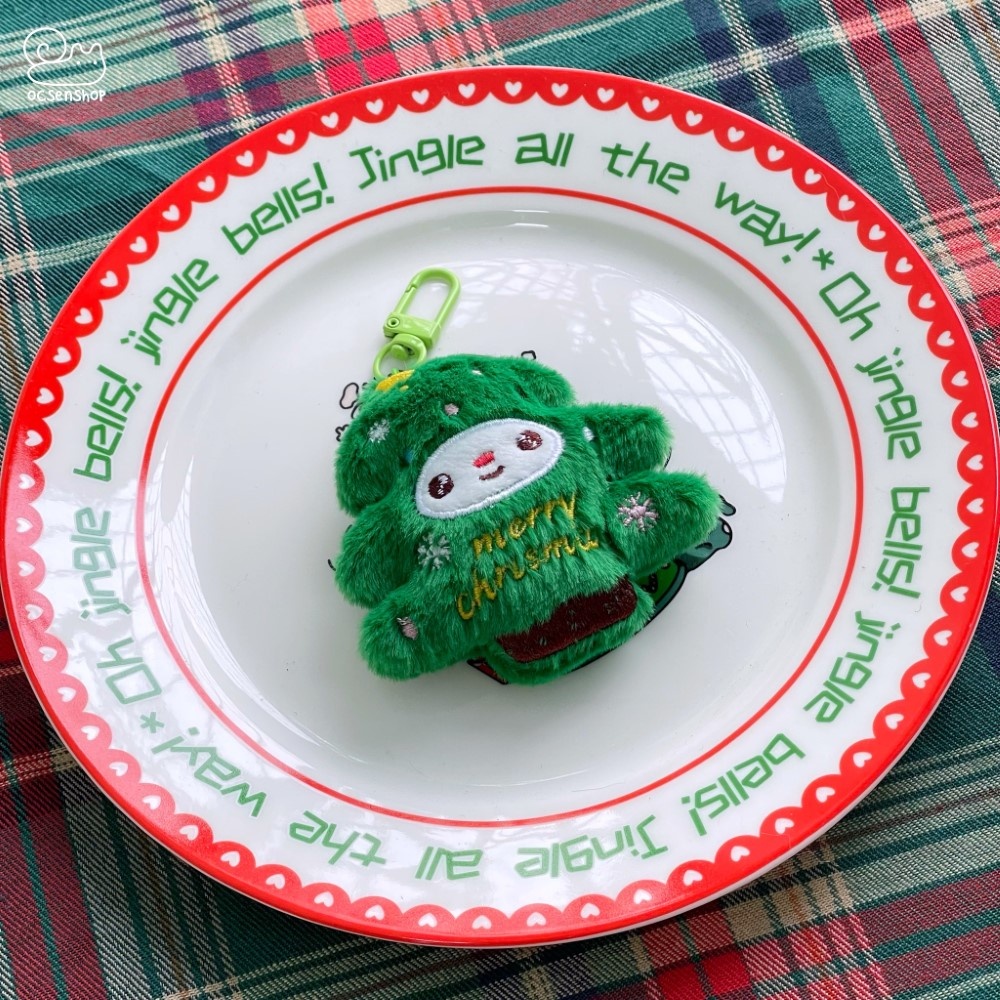Móc khóa bông Noel (10cm)
