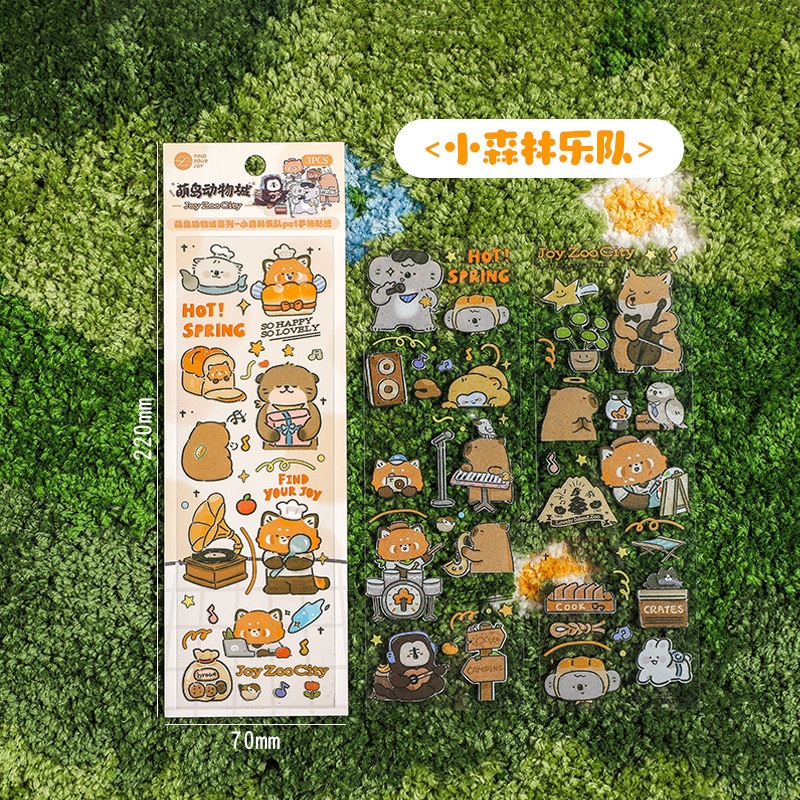 Sticker Joy zoo city (2 tấm)