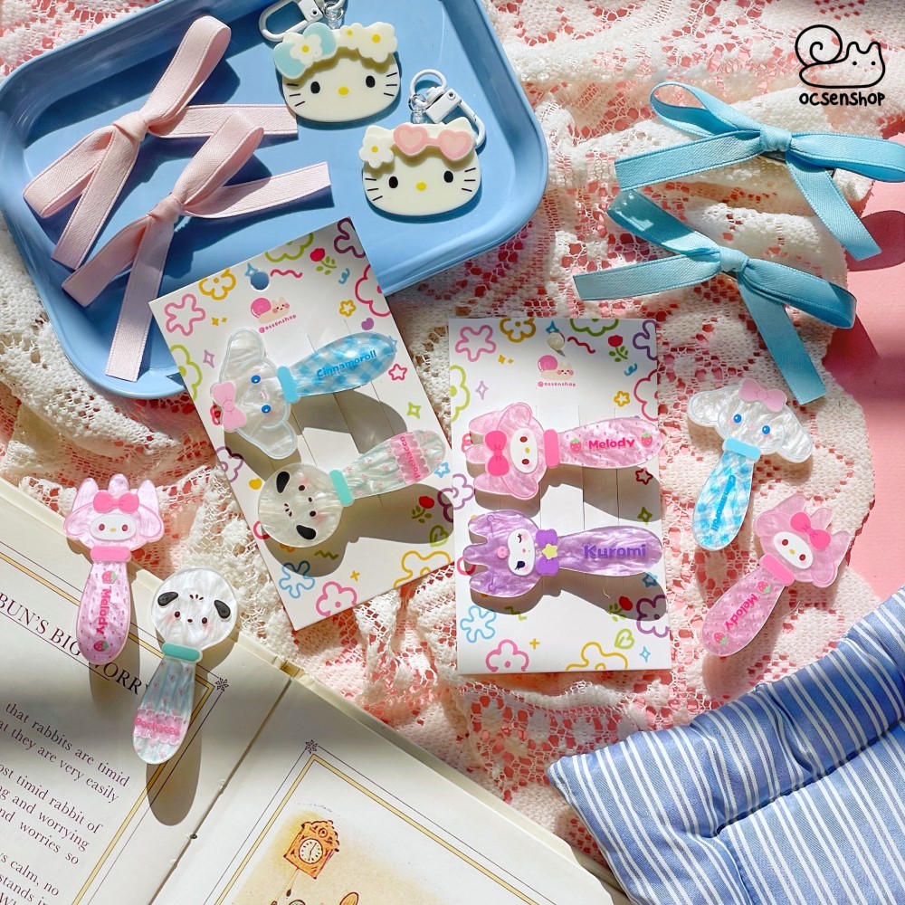 Set kep toc thia dia Sanrio (2c)