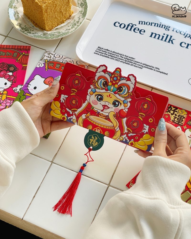 Lì xì 2025 dạng gập (9x17 cm)