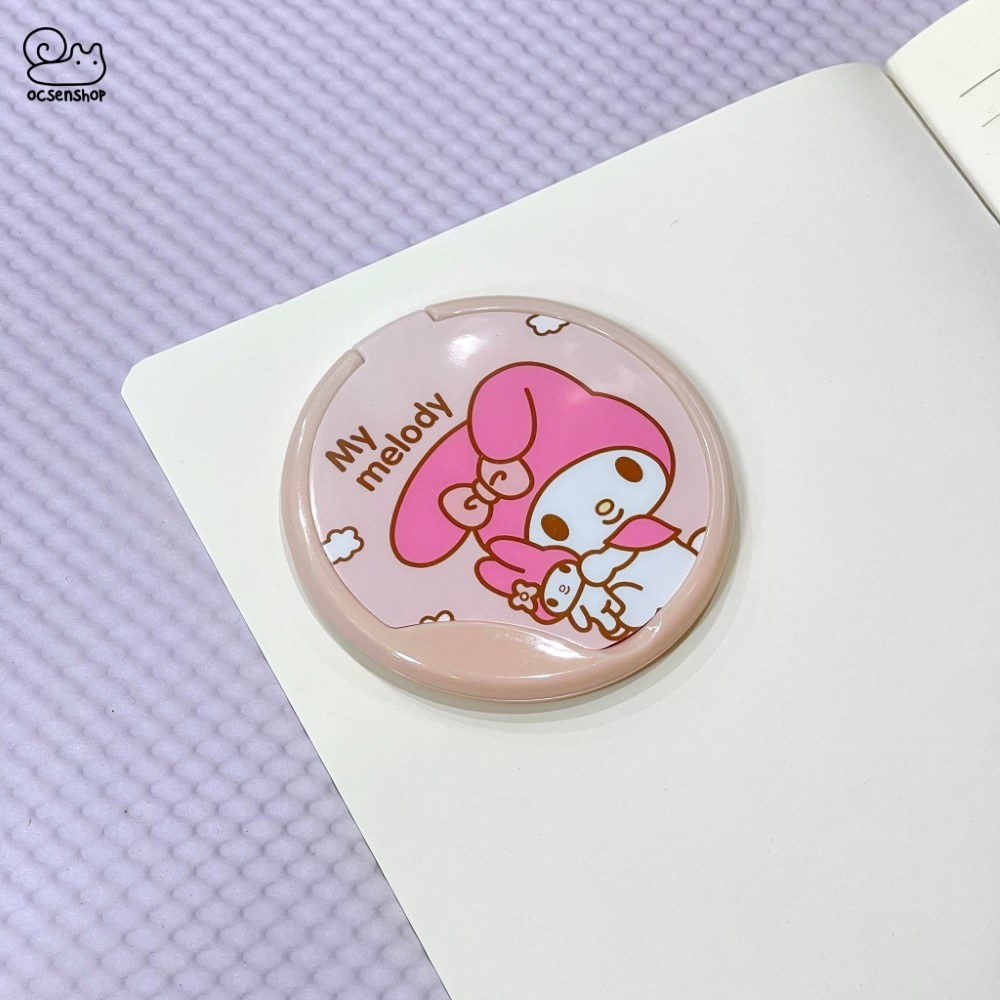 Gương gập kèm lược tròn Sanrio