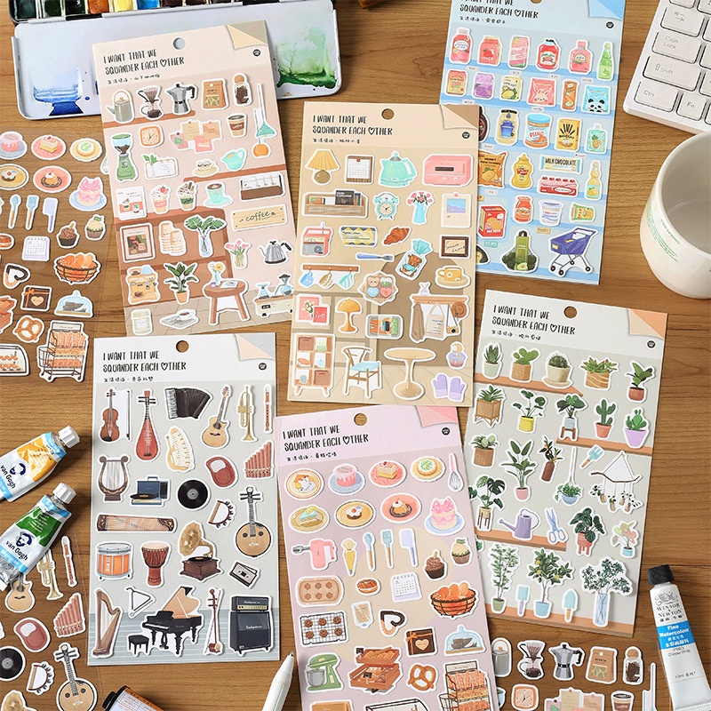 Deco sticker I want that (11,5x17,8cm)(1 tấm)