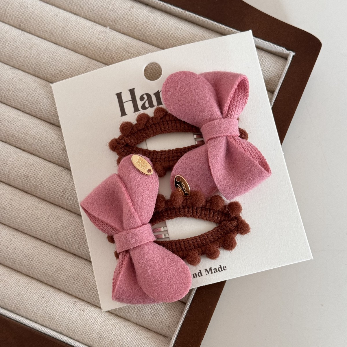 Set kẹp tóc vải (2c)
