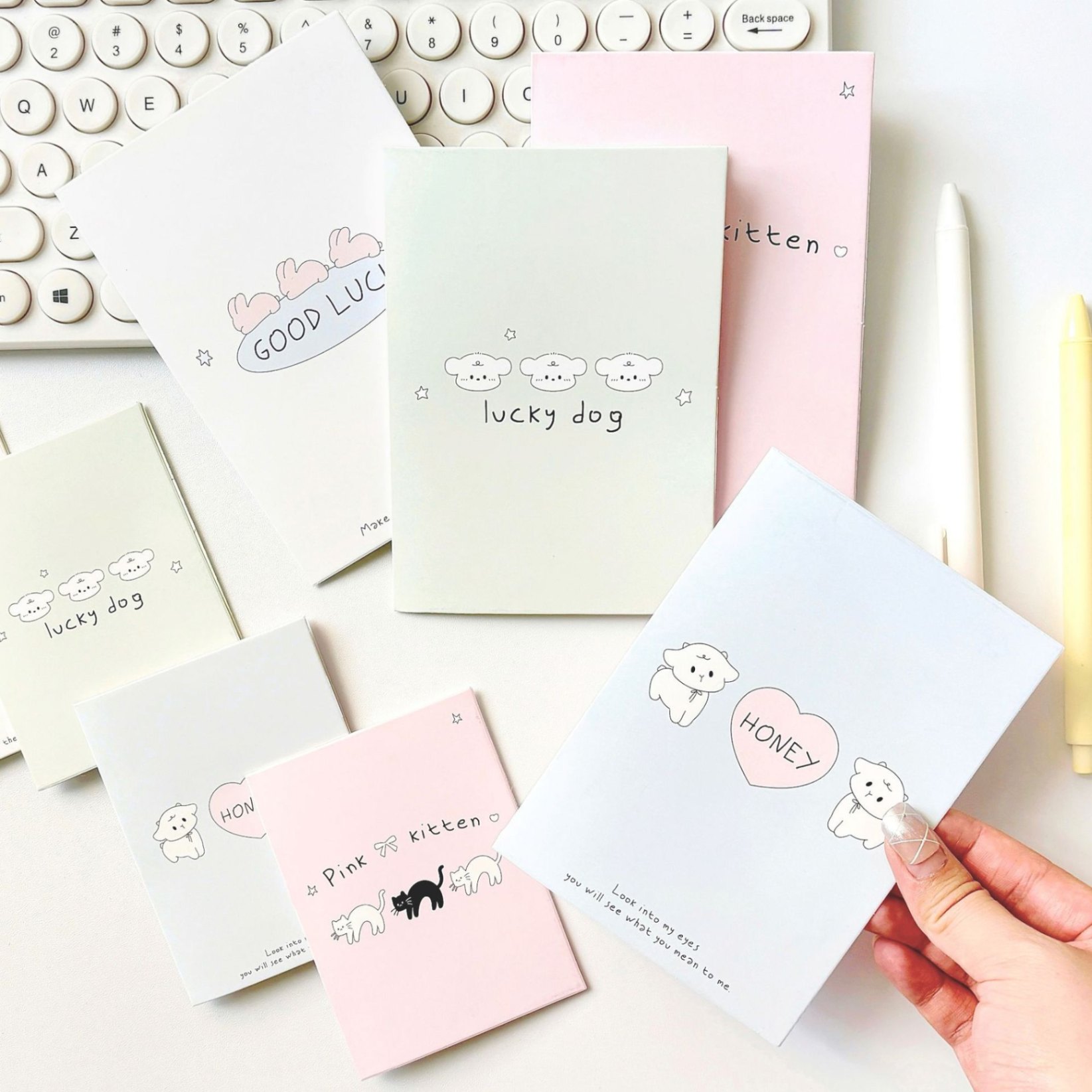 Thiệp bọc card Động vật - Lucky dog (14x20cm)