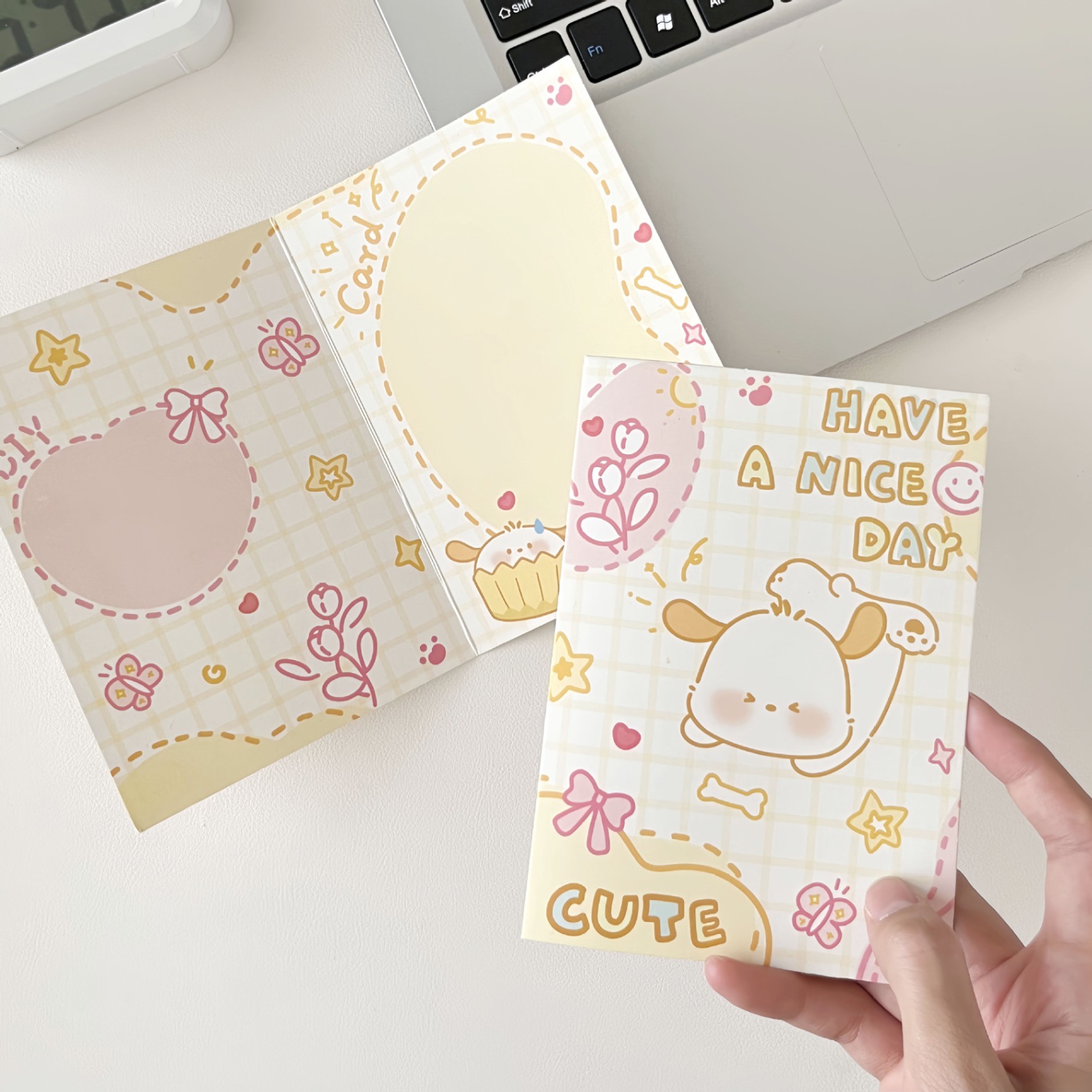 Thiệp bọc card Pochacco - Have a nice day