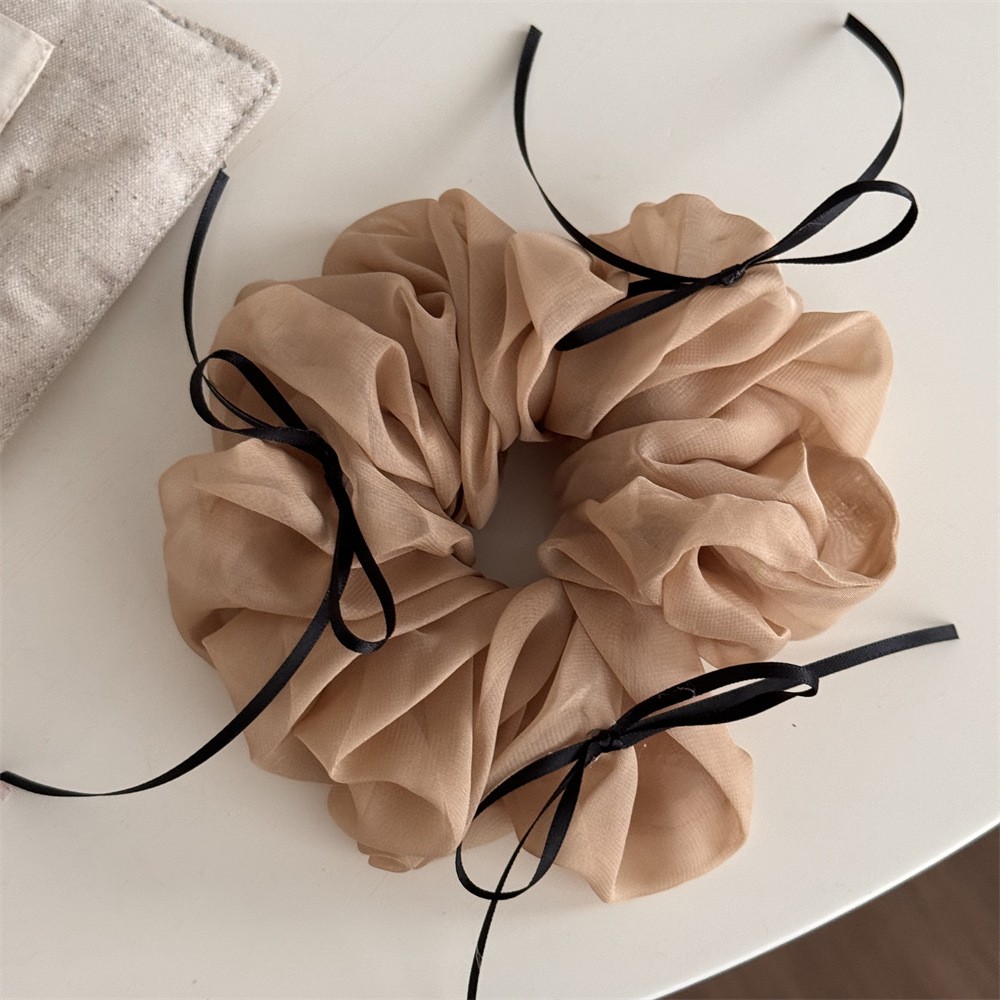 Scrunchie đính nơ ruy băng