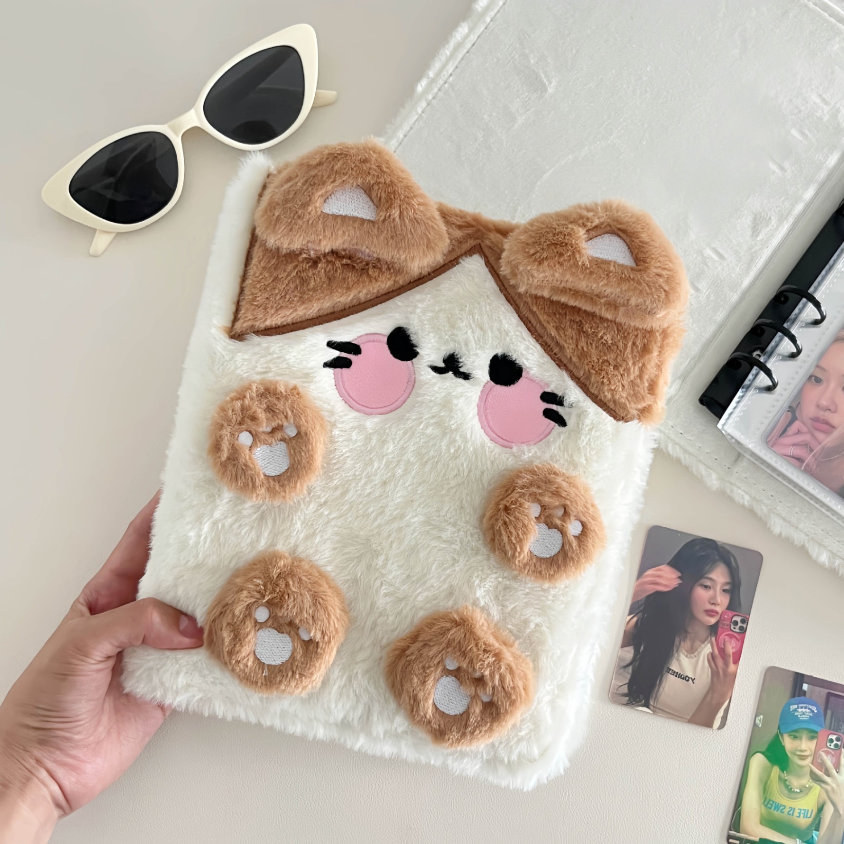 Binder cover A6 bông Động vật