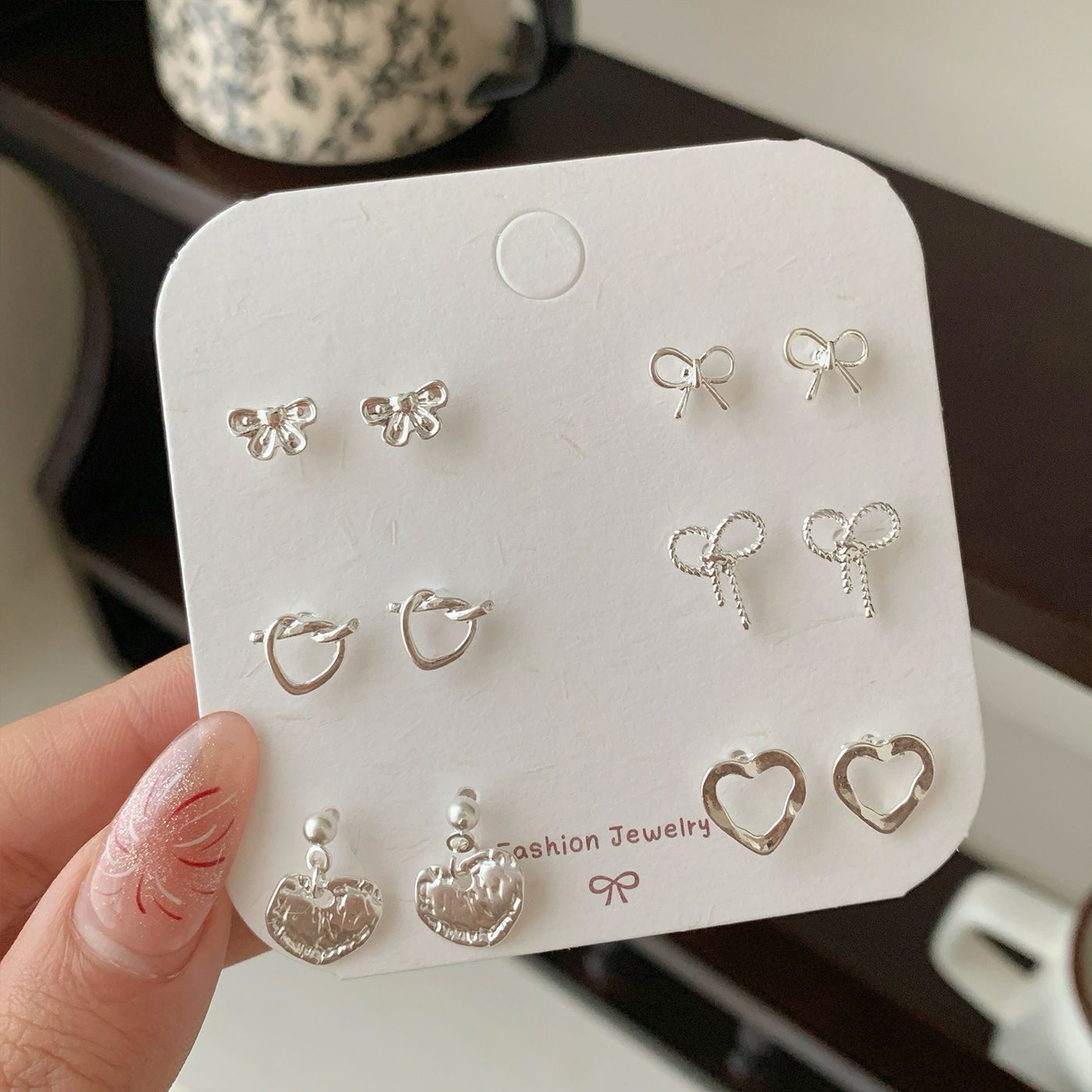 Set khuyên tai 76 (6 đôi)