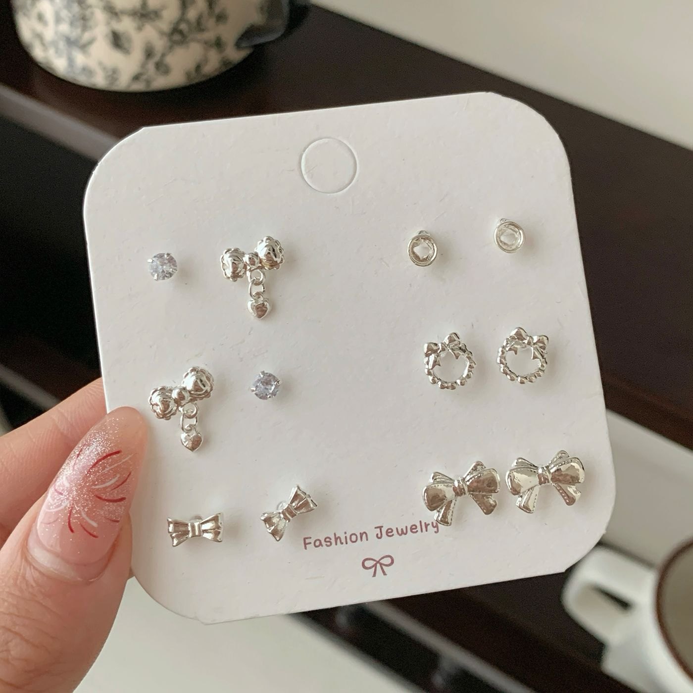 Set khuyên tai 75 (6 đôi)
