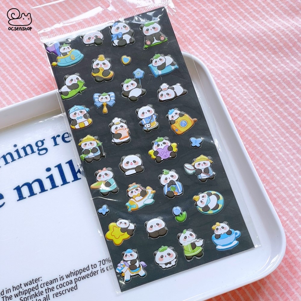 Sticker noi Panda (9.5x19.5cm)