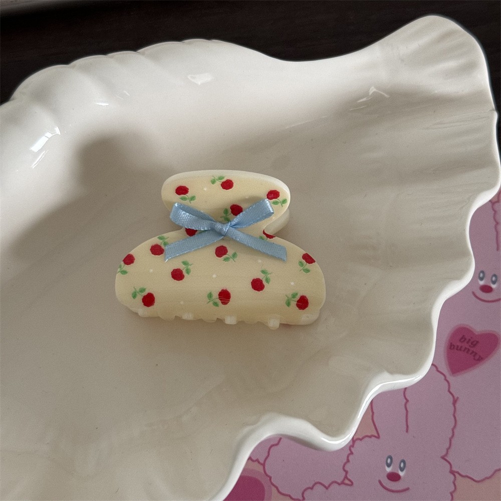 Kẹp càng cua đính nơ (5,5cm)