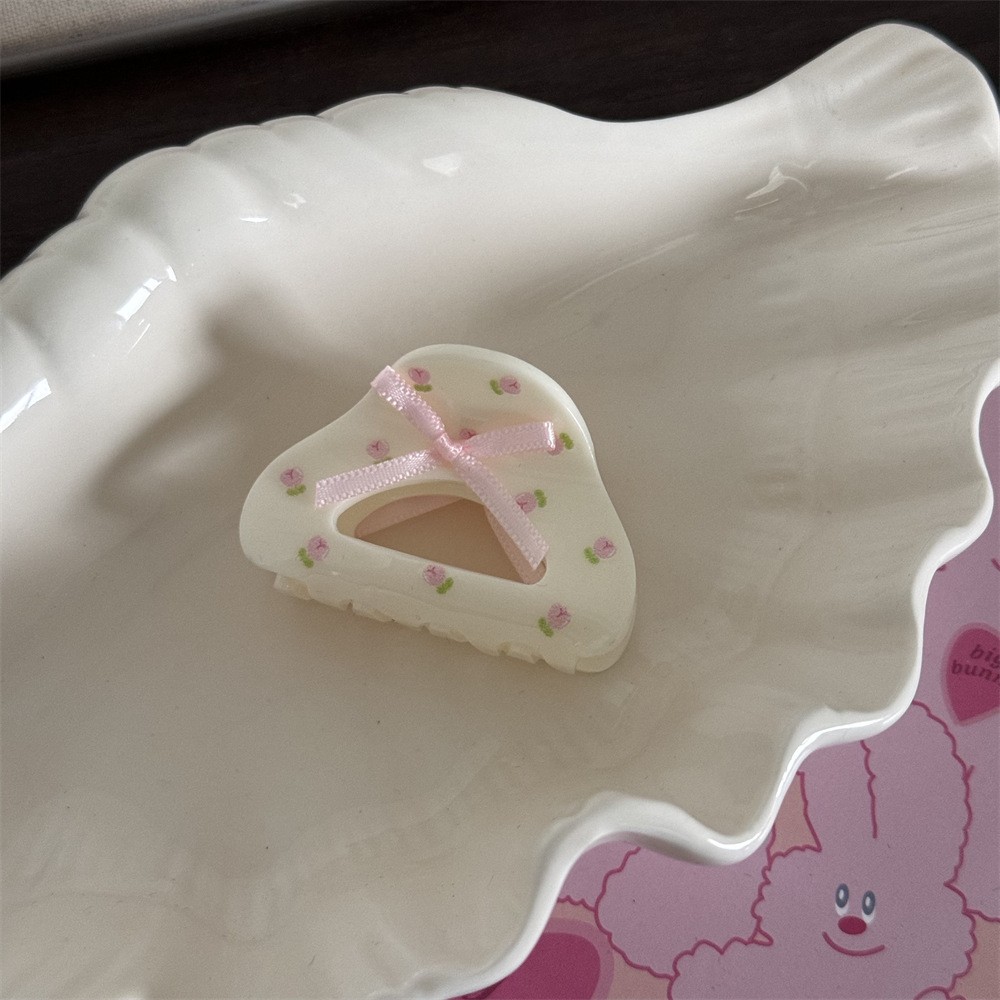 Kẹp càng cua đính nơ (5,5cm)