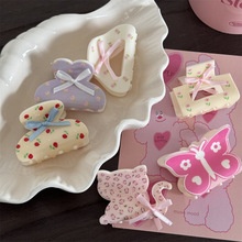 Kẹp càng cua đính nơ (5,5cm)